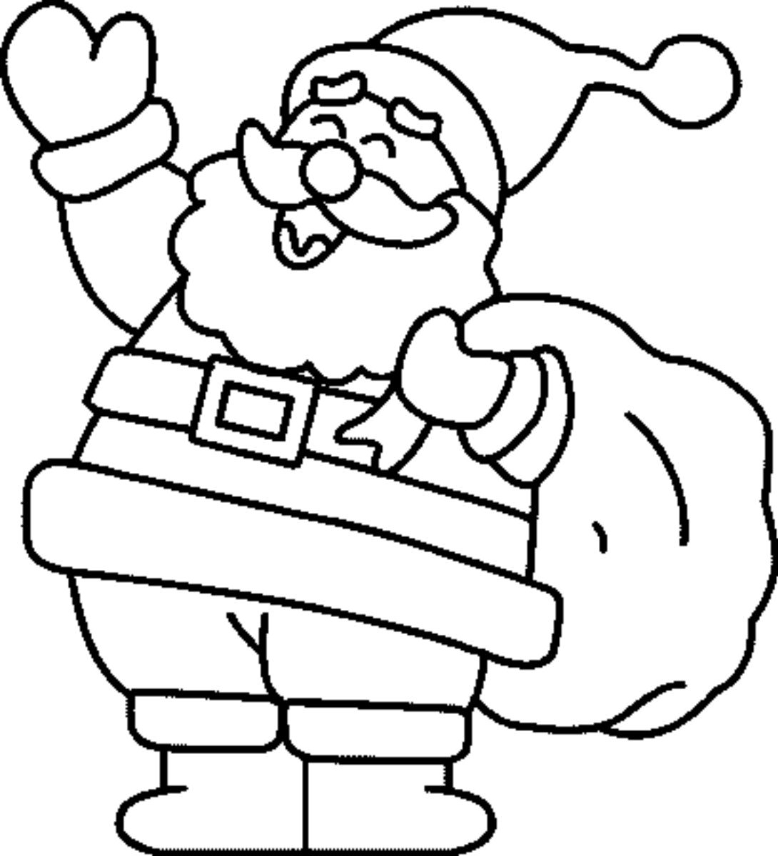 papa noel coloring pages - photo #13