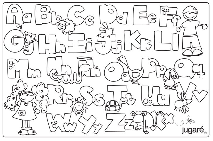 Featured image of post Dibujos Abecedario Para Colorear E Imprimir Una manera sencilla y divertida de aprender las letras del abecedario