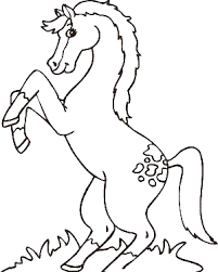 dibujo de caballo para colorear
